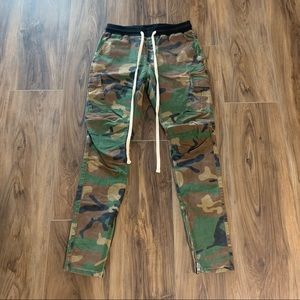 Mnml Drawcord Cargo Pants, Camo, Men’s Size M